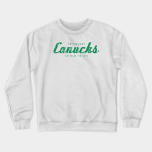 vancouver canucks vintage hockey Crewneck Sweatshirt